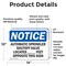 Signmission Automatic Sprinkler Shutoff Valve Located, 14 in W x Rectangle, Vinyl Decal OS-2PACK-NS-D-1014-L-10269 - alternate 3